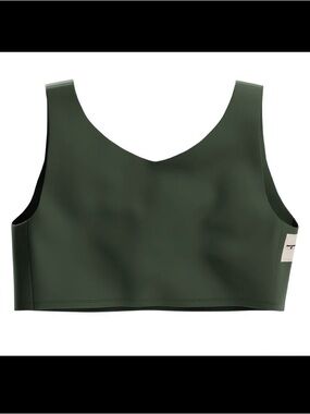 FOR THEM Binder All-Day Jasmine Olive Green Sports Bra Compression Chest Binder